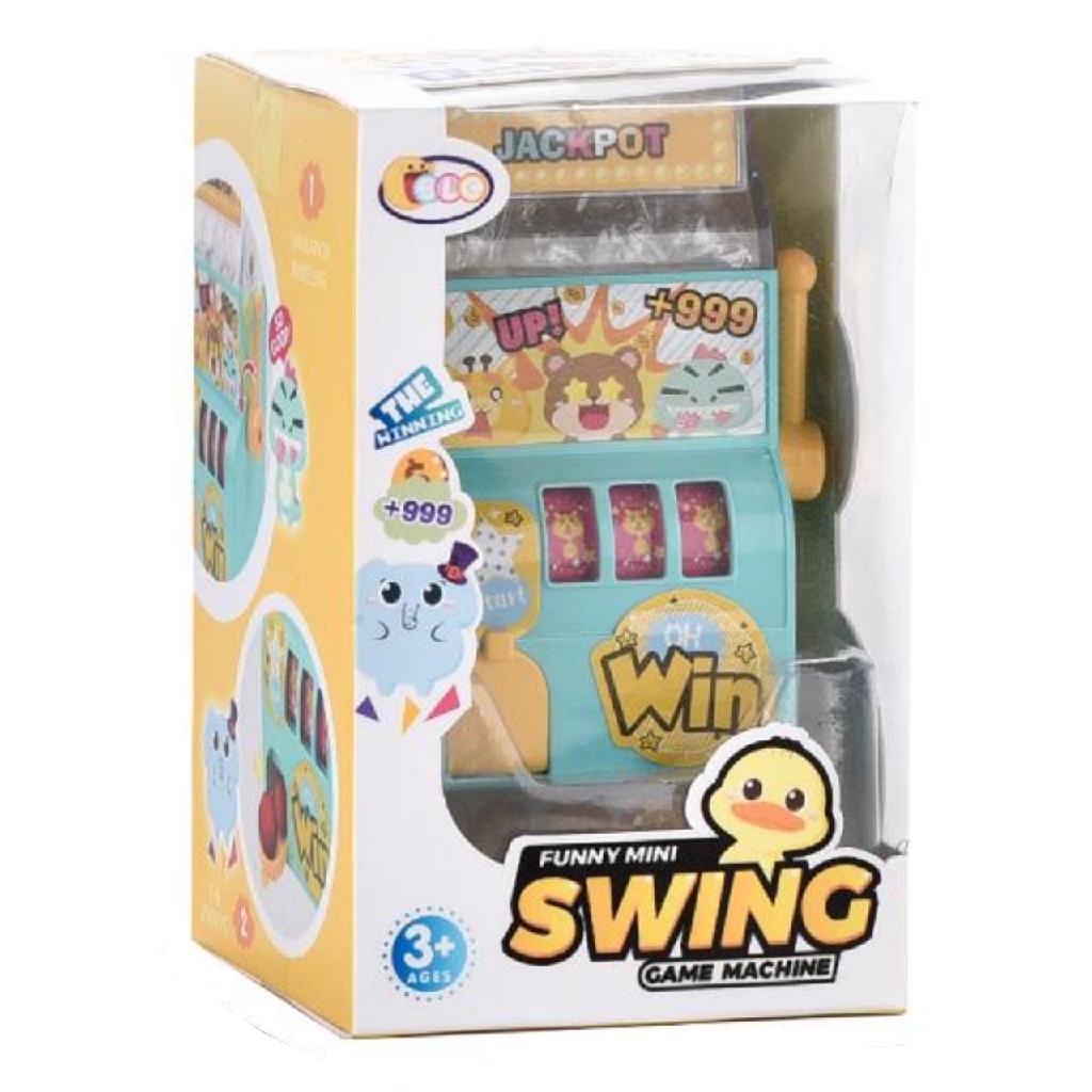 MMTOYS MB209 Mainan Anak Murah Mini Jackpot Swing / Candy Vending Machine Drink / Surprise Mini Roll-MINI SWING