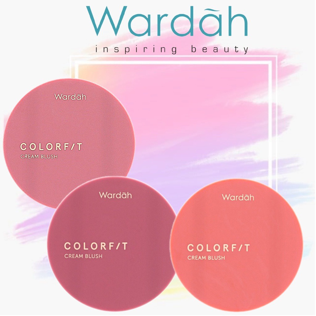 WARDAH COLORFIT CREAM BLUSH | Blush On Perona Pipi by AILIN