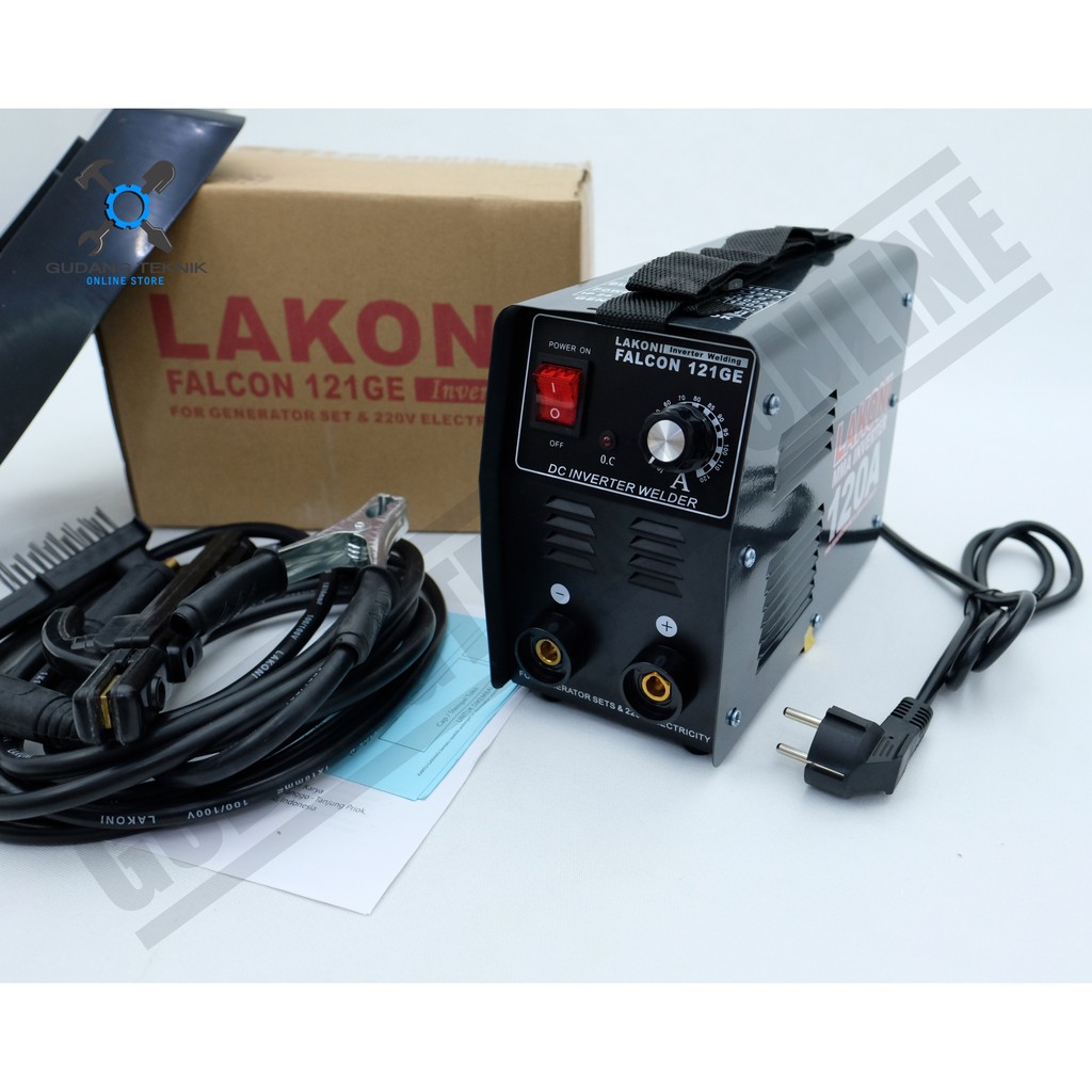 Mesin Las Lakoni Falcon 121GE - Travo Las Inverter Lakoni 900 watt 120A