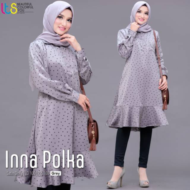 Tunik INNA POLKA  BY SHOPIYA  tunik , pesta .. santai
