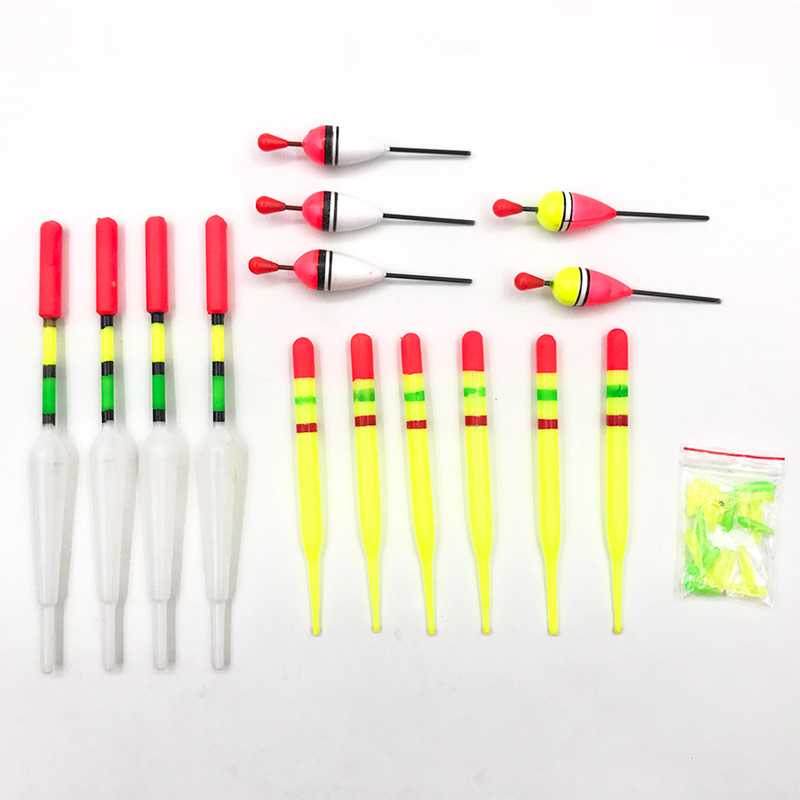 Kumbul Pancing Vertical Fishing Floats Bait 15 PCS P0015