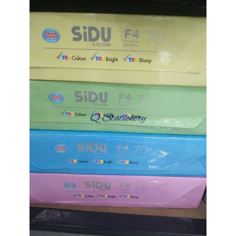 

kertas hvs warna F4 70 gr Sinar Dunia