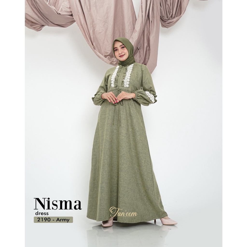 Gamis Katun Madinah Nisma Dress Kode 2190 By Taneem