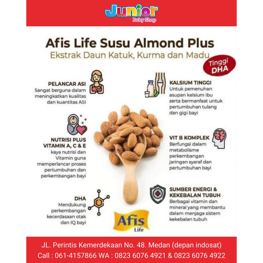 Susu Almond Afis