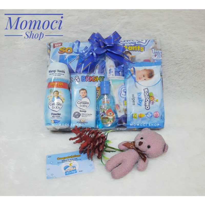 Parcel/Parsel/Gift/Kado Bayi Momoci Shop Hemat Ceria (tanpa isian baju)-1