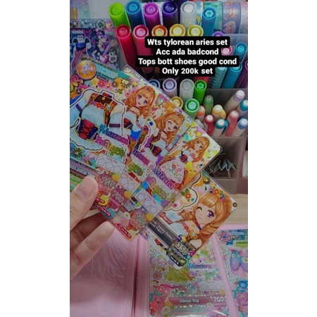 booked aikatsu card tylorean aries coord maria premium