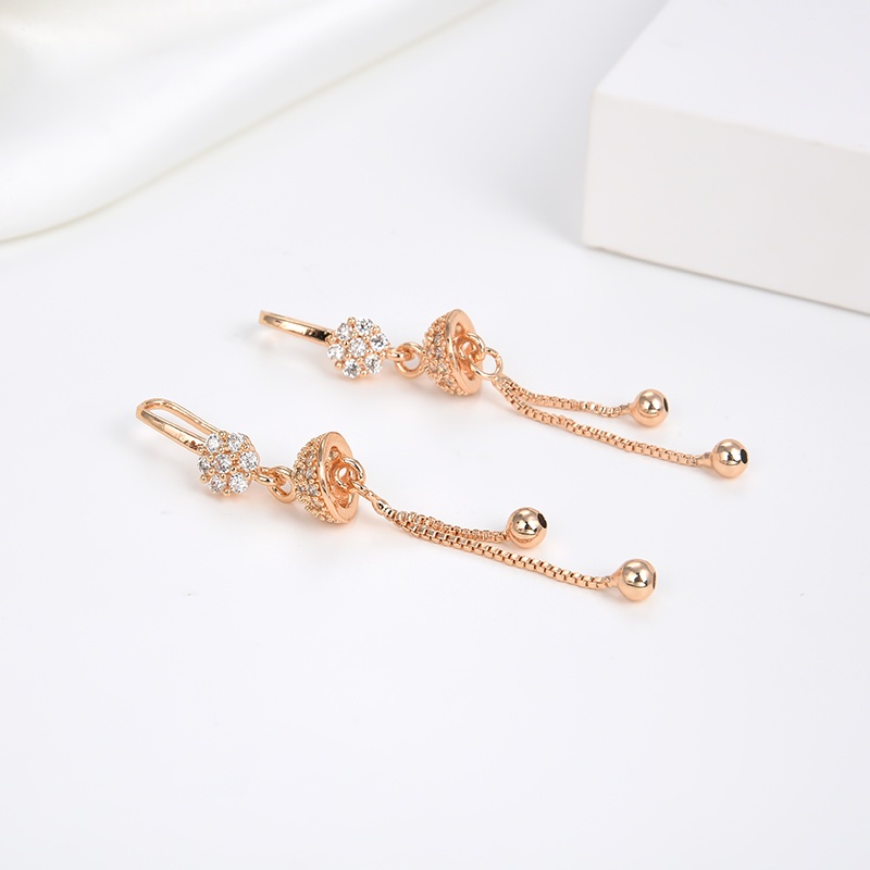 anting titanium wanita emas muda anti karat dewasa tusuk korea asli panjang dan luntur korea style selamanya dewasa 125e