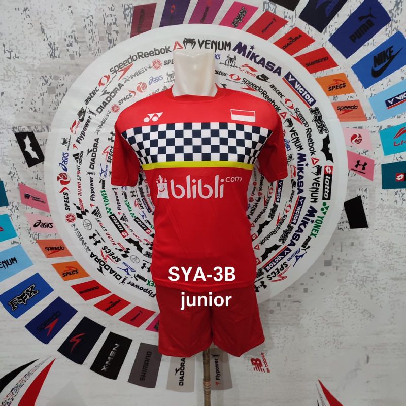 Setelan anak badminton baju celana bulutangkis anak kelas 5sd 3smp kostum junior kaos badminton junior pakaian olahraga anak setelan bulutangkis anak setelan voli anak short pants jersey olahraga pakaian anak laki M L XL jersey badminton kids wear