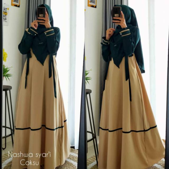 GAMIS SYARI | BAJU GAMIS / NASHWA SET SYARI