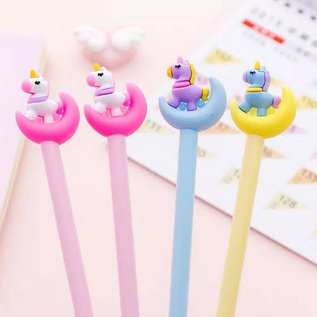 BOLPOIN GEL KARAKTER / Bolpoin unicorn / Bolpoin Pony / Bolpoin lucu