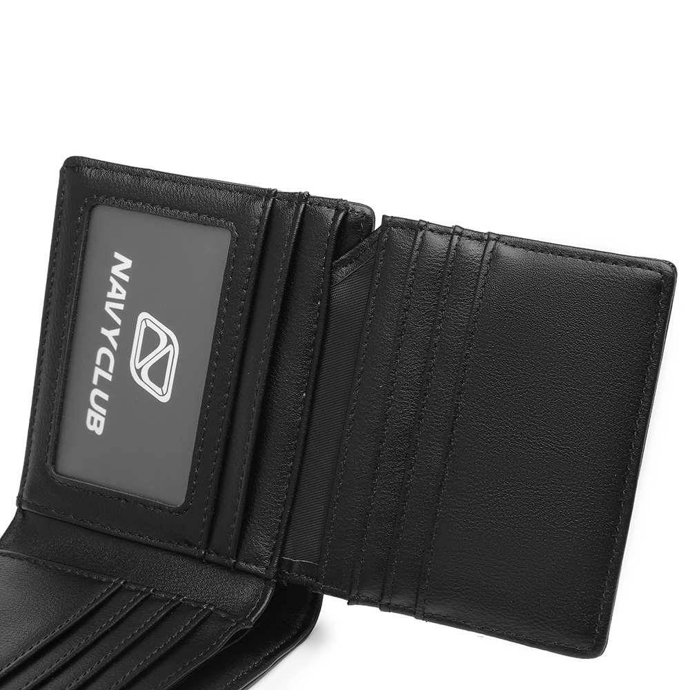 Navy Club Valve Dompet Pria Lipat Dompet Kulit Sintetis - Free Box Exclusive-6