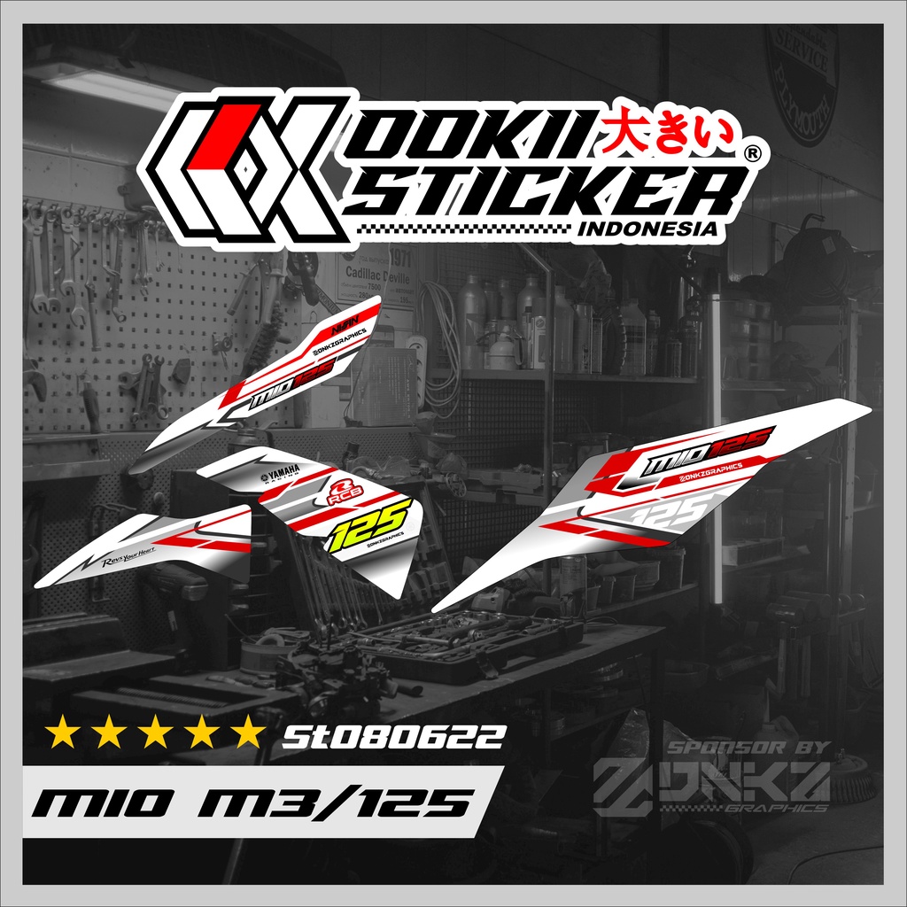 Jual Stiker Mio M3 Decal Striping Mio M3 / Mio Z / Mio 125 ST080622