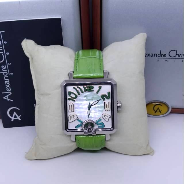 Jam Tangan Alexandre Christie Kulit Wanita AC 2392 LH Leather Original Garansi Internasional