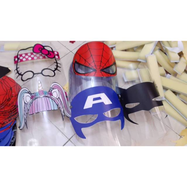 SUPER HERO FACE SHIELD ANAK