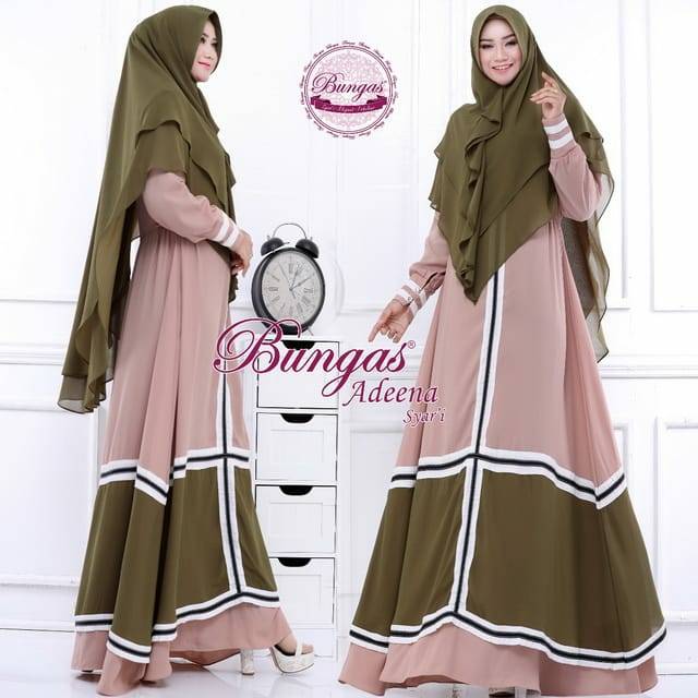 Adeena By Bungas~ gamis original branded murah