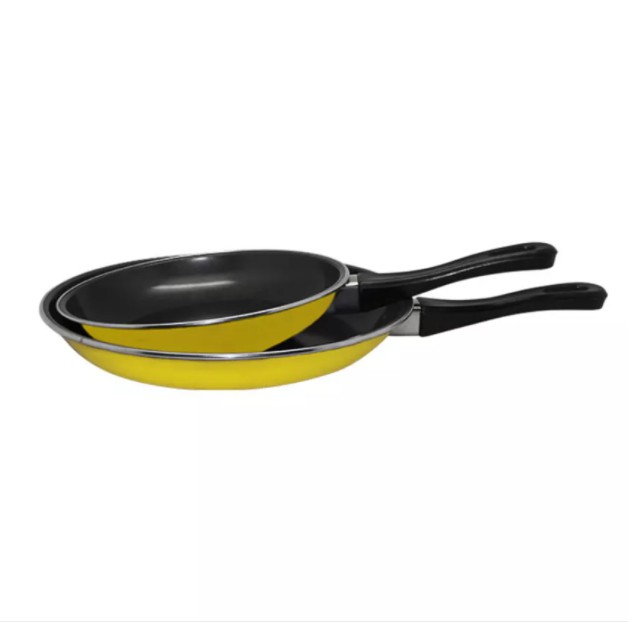 Frypan Masipion Fancy 2pcs 18 &amp; 23cm Teflon Fancy Maspion Isi 2 Teflon Warna Maspion Penggorengan