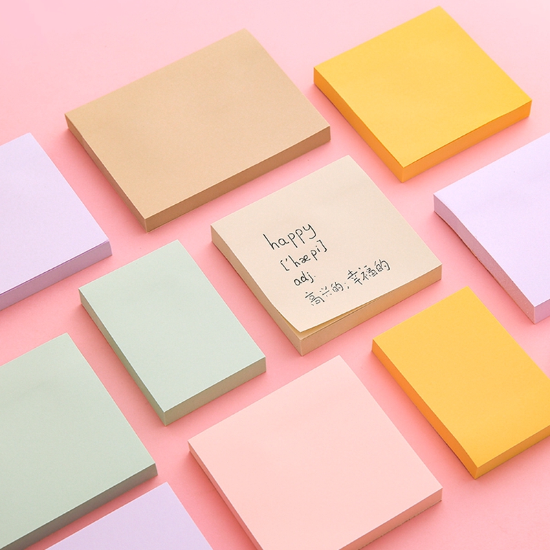 100 Lembar Sticky Note Warna Pastel Untuk Buku Tamu