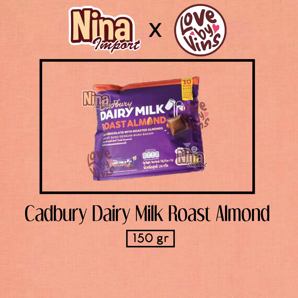 

Cadbury Dairy Milk Roast Almond 150gr