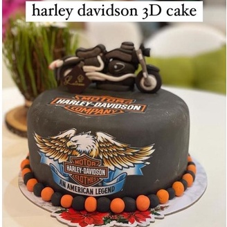 

Cake harleydavidson3D cake kue fondant kue motor kuetigadimensi