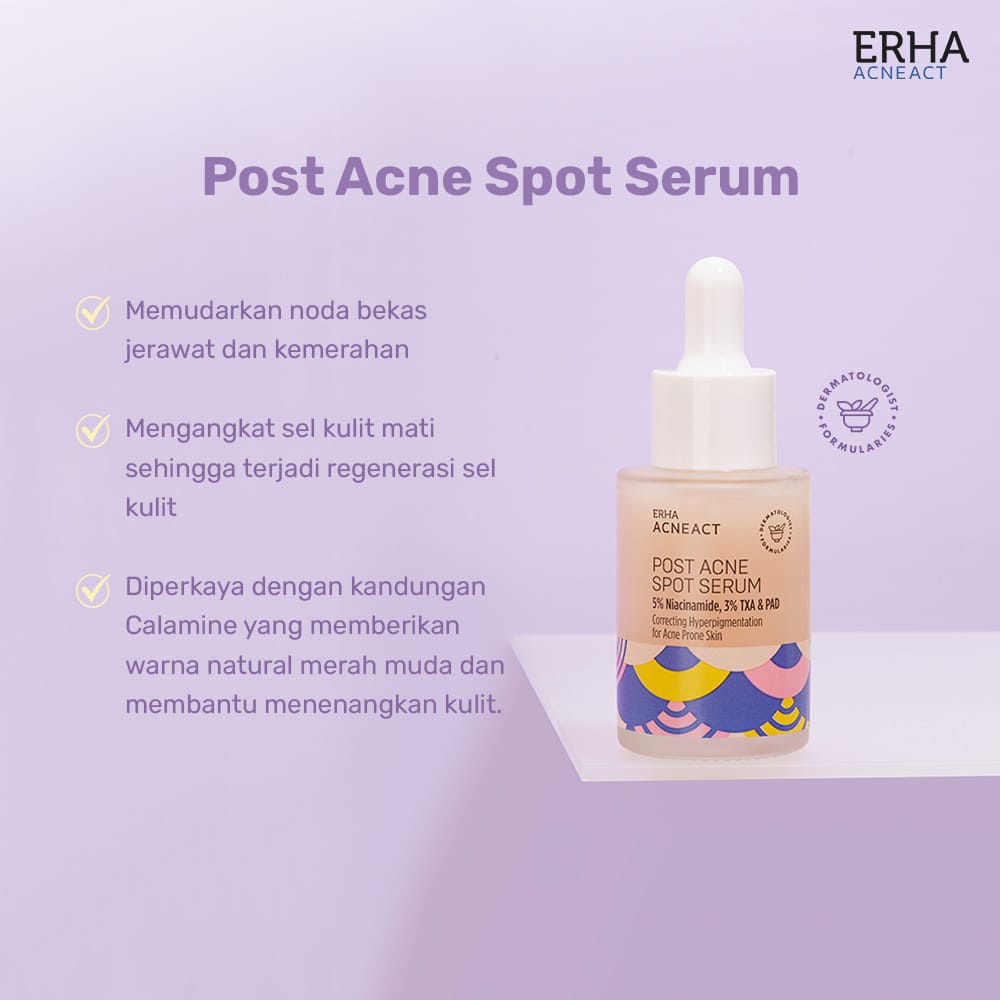 ERHA AcneAct Post Acne / Anti Acne / Blemish Soothing Serum ~ ORIGINAL 100%