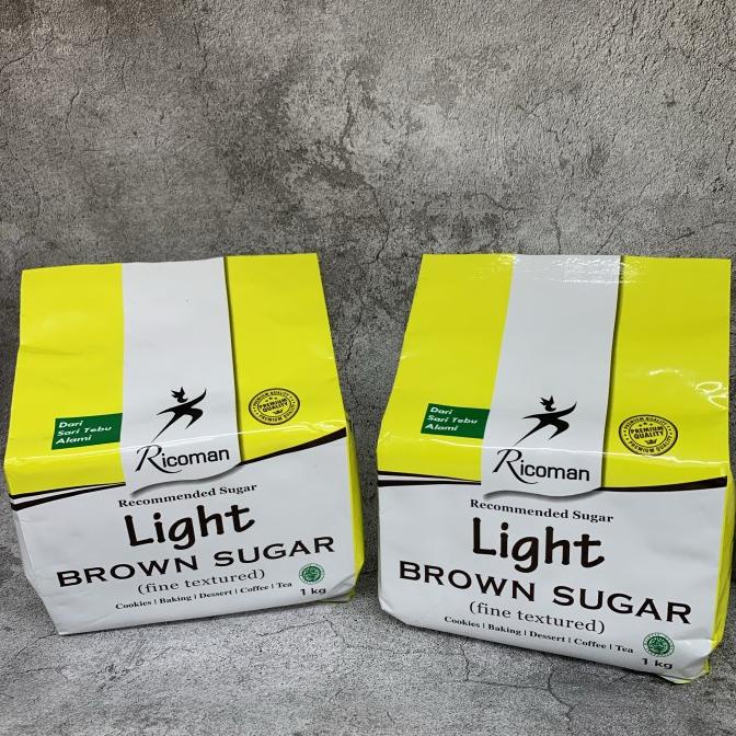 

Light Brown Sugar Ricoman 1 Kg Murah