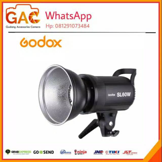 Paket murah GAC lampu studio GODOX SL-60W SL60W + lightstand TAKARA SPIRIT 3m