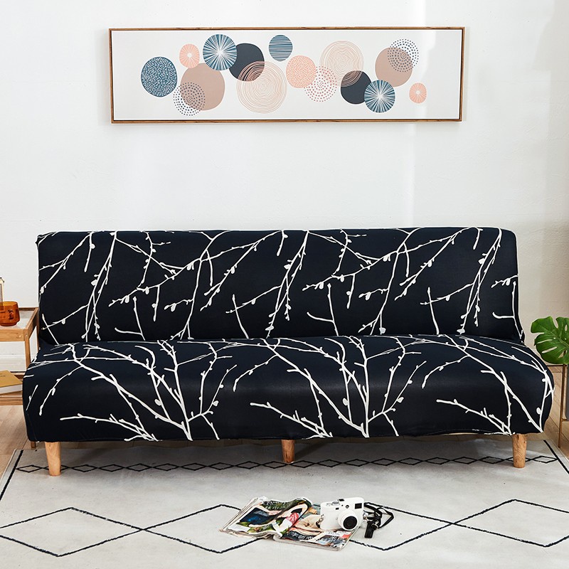 Elastic Vintage Sofa Bed Set Cover Import / Penutup Sofa Bed Elastis Shabby Floral Modern  Spandex
