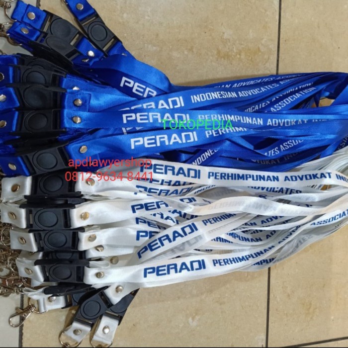 

Mudah Tali Id Card Tali Gantungan Name Tag Id Card Peradi Advokat Pengacara Sale!!!