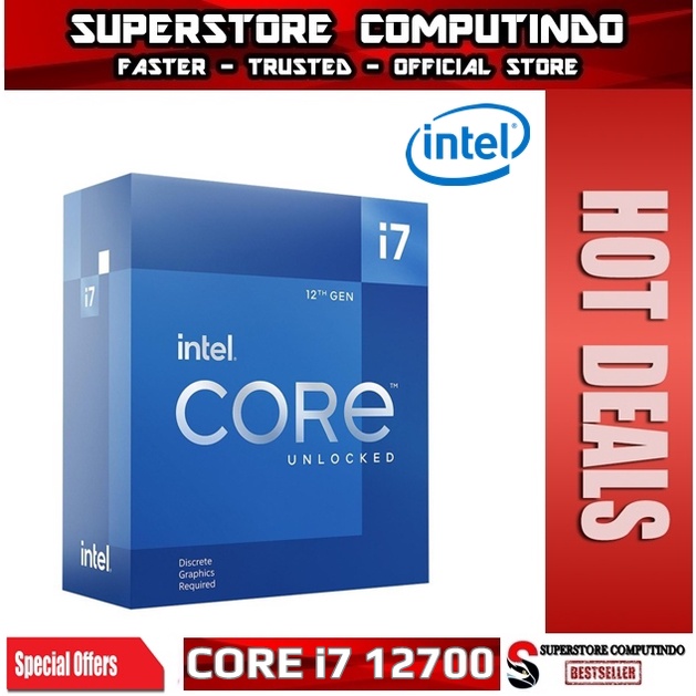 Processor Intel Core i7 12700 4.90 GHz Threads Alder Lake LGA 1700