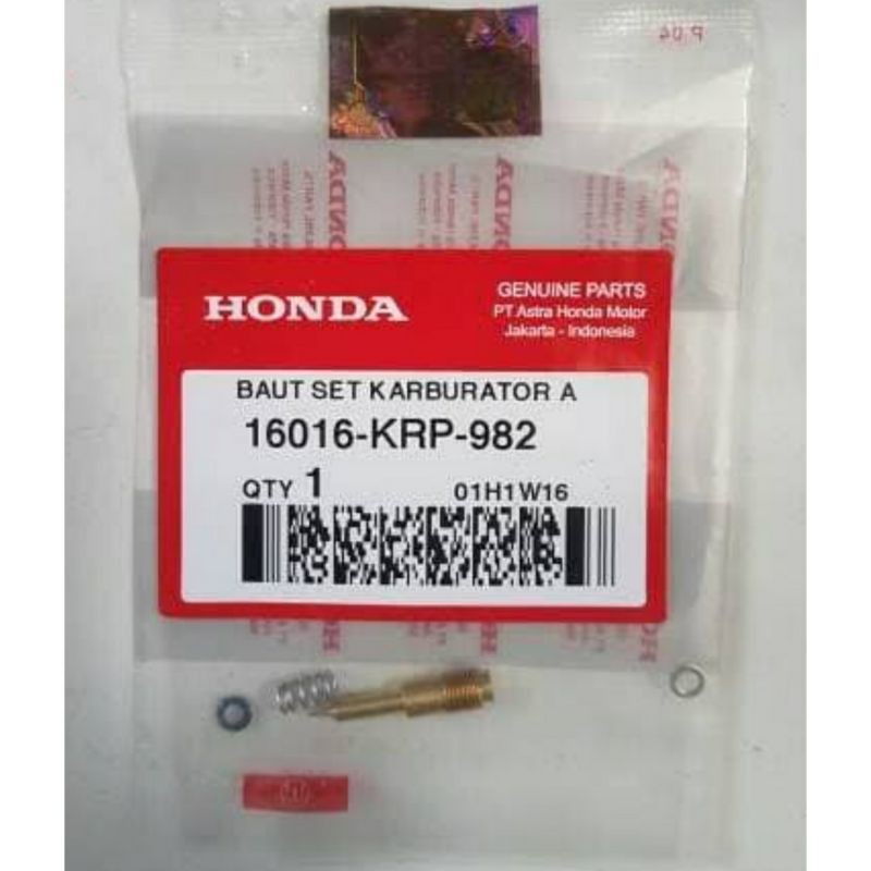 Baut Set Setelan Angin Karburator Beat Scoopy Spacy Karbu Ori AHM 16016KRP982