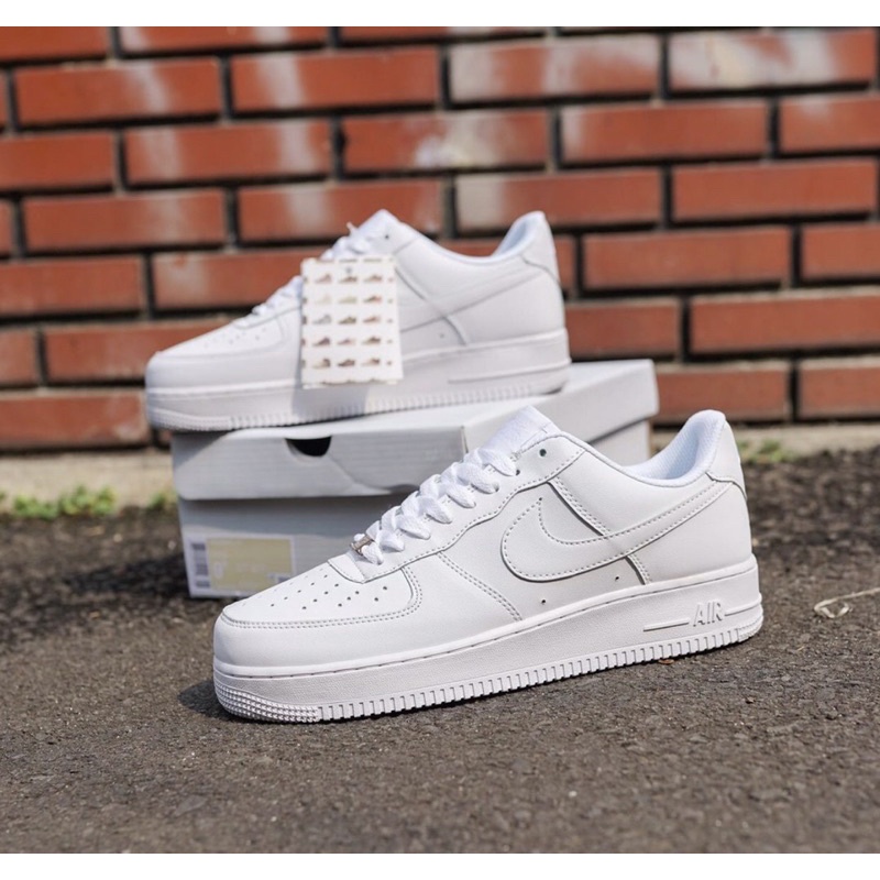 SEPATU NK AIR FORCE 1 LOW "TRIPLE WHITE" UNISEX PREMIUM ORIGINAL QUALITY