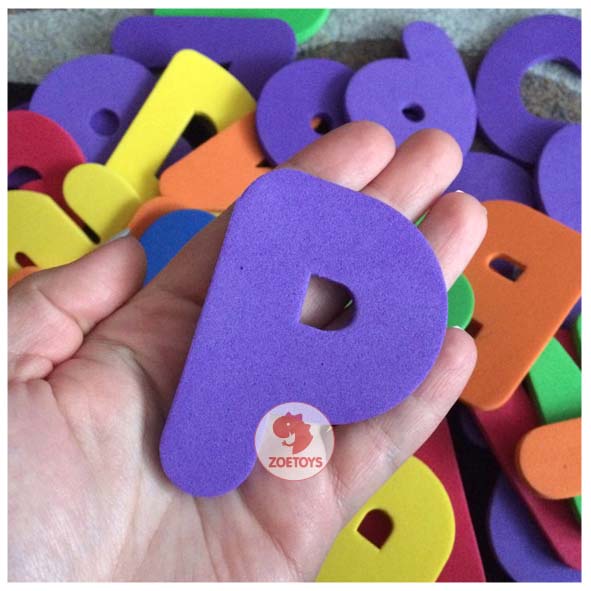 Zoetoys Foam Letters &amp; Numbers | Floating Bathroom Huruf Angka | Mainan Edukasi Anak