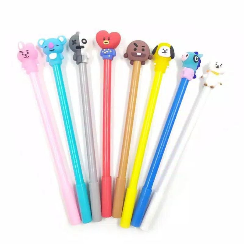 

Bolpen 8 karakter BT21 BTS