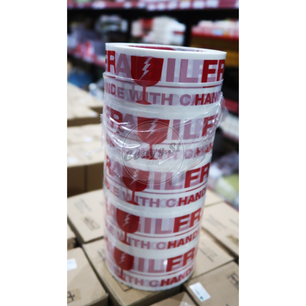 Produsen Plakban Lakban Fragile / Opp Jangan Dibanting Daimaru 48mm X 100meter O9Z6mes8M0aQe