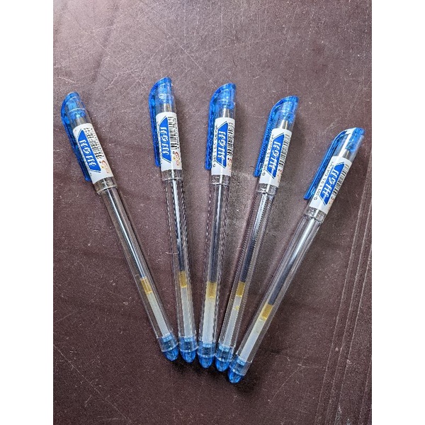 

pena gel cair merk ESCO tipe G-380 warna biru ukuran kepala 0.5mm eceran