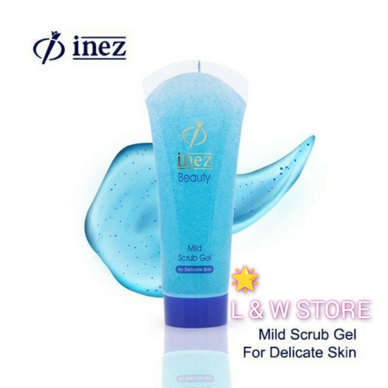 INEZ Mild Scrub Gel 75gr/Inez Mild Scrub Gel For Delicate Skin