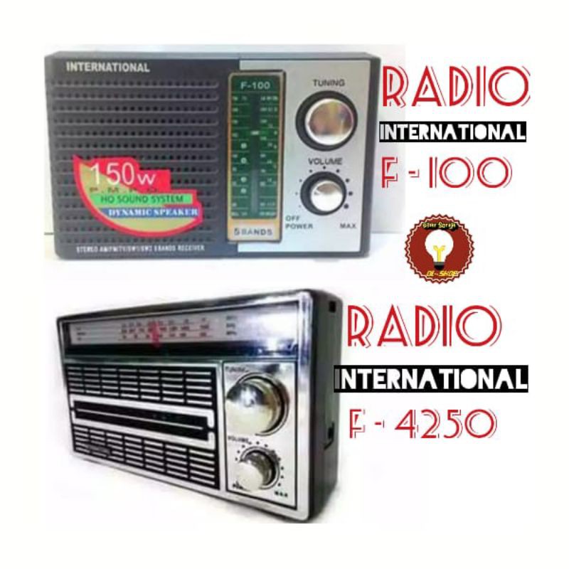 Radio jadul SW FM AM ifanci International AC / DC F 4250 / F 100 antik