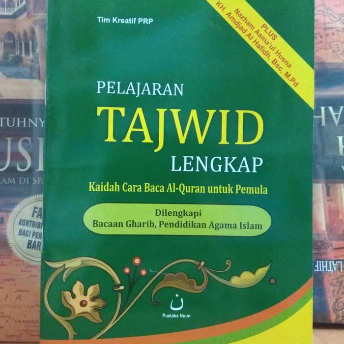 Jual Buku Pelajaran Tajwid Lengkap Kaidah Cara Baca Al Quran Untuk Pemula Dilengkapi Bacaan