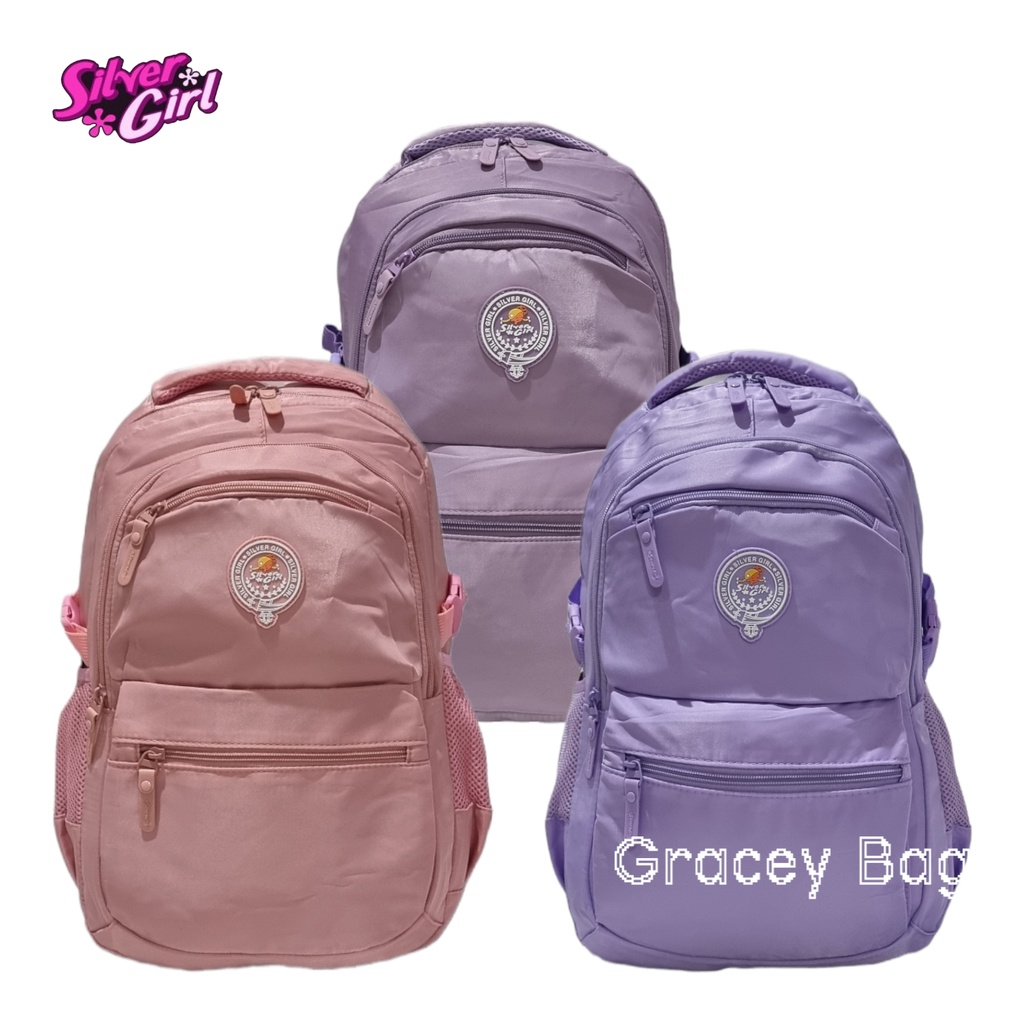 GB-70314E/70514E Tas Ransel Sekolah Anak Perempuan / Remaja Silvergirl