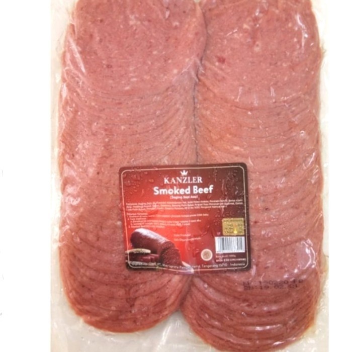 

SMOKED BEEF KANZLER 1KG DAGING SAPI ASAP ISI 48PCS HALAL