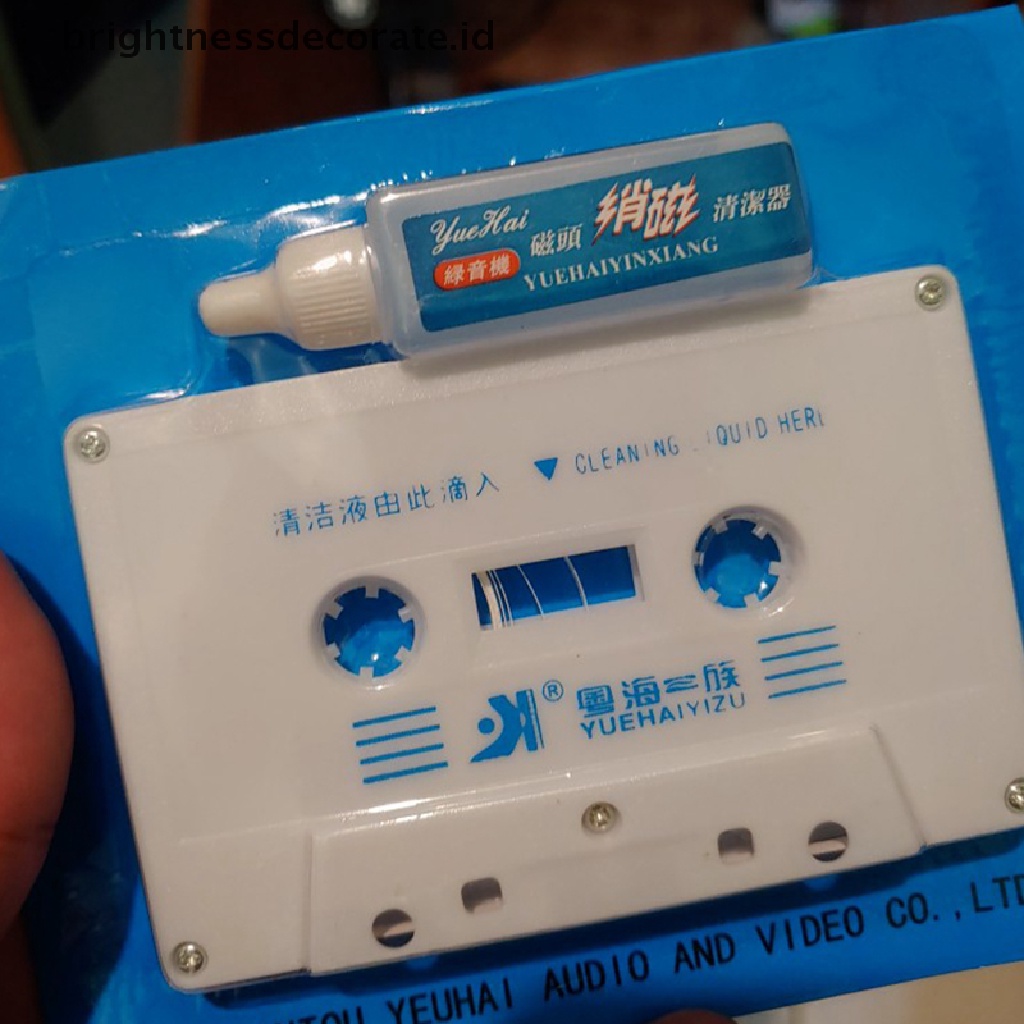 [birth] Audio Cassette Head Cleaner &amp; Demagnetizer for Car Home Cassette Players [ID]