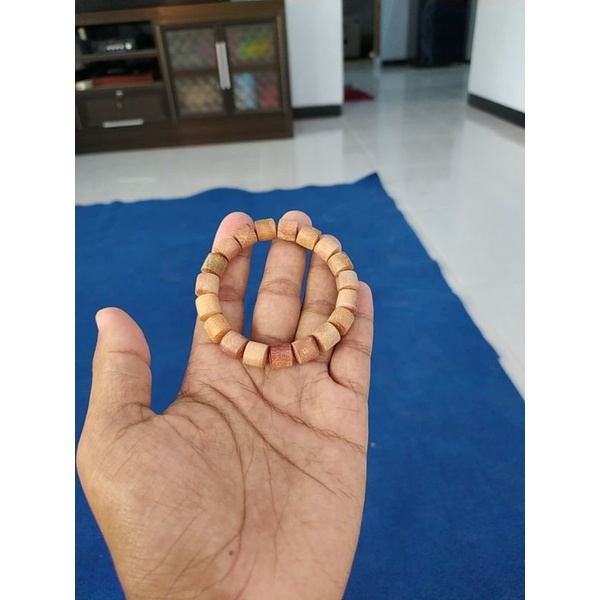 Gelang Kayu Bidara Model Tabung dim 8 mm Asli Original