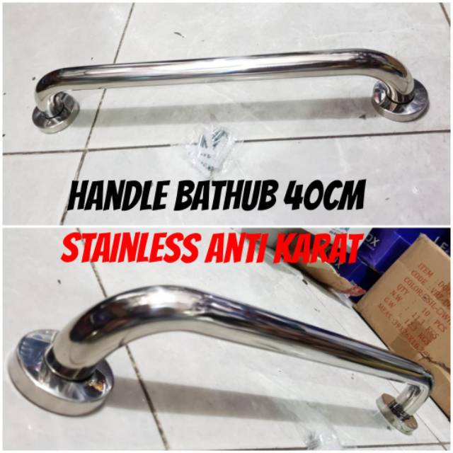 Handle bathub stainless 40cm PROMO TERMURAH