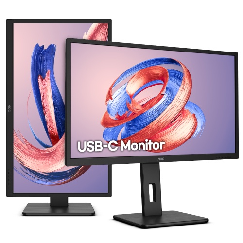 Monitor LED AOC Q32P2C 32&quot; IPS 1440p 75Hz HDMI DP USB-C USB Port VESA