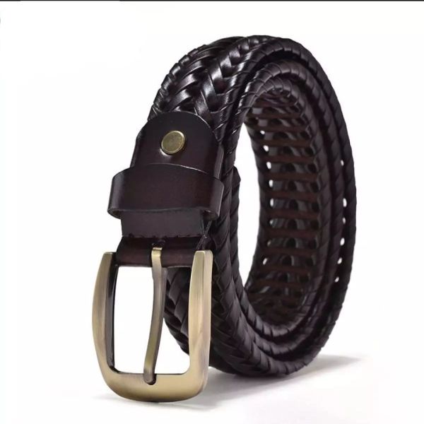 Buckle Style - BELT KULIT  ASLI KULIT KEPANG - BELT UNIK PANJANG 120 CM