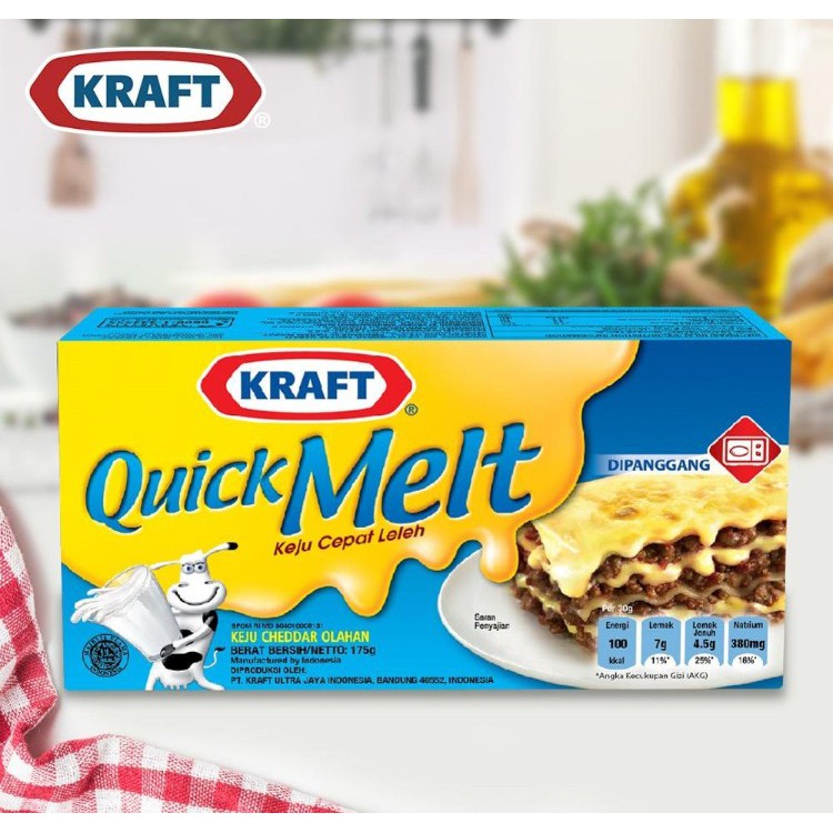 

Keju KRAFT quick melt 165gram 165g 165gr