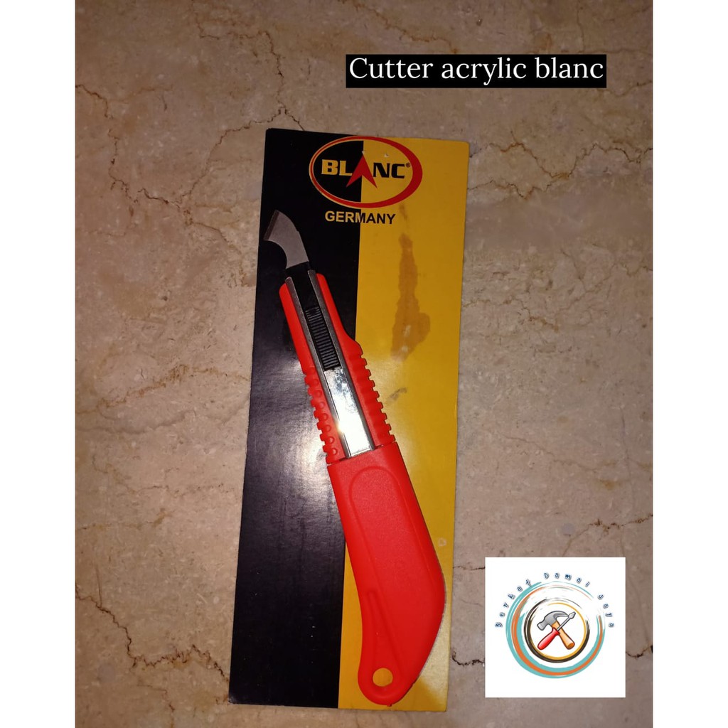 

Cutter Acrylic / Pisau Potong Akrilik / Cutter Bengkok / ACRYLIC