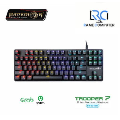 Keyboard Gaming Imperion Trooper 7 KG-M07F Mechanical RGB