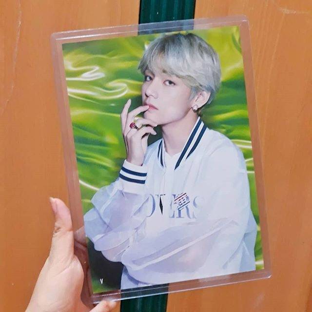 BTS Official Limited Flyer Tower Record Japan LIGHTS/BOY WITH LUV - TAEHYUNG