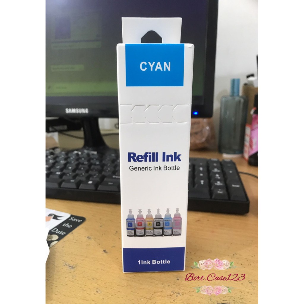 REFILL TINTA INK INKJET ISI ULANG PRINTER EPSON L100 L101 L110 L200 L210 L211 L300 L301 L303 L350 L351 L355 L455 L550 L551 L555 L558 L800 L801 70 ML BC5963